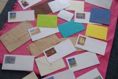 收集到的纸质信封，刘丽芬 Liu Lifen “情书” 2007