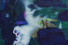 刘丽芬Liu Lifen 隐山水 Disappear in the Mountains and Water 布面丙烯油彩Oil, Acrylic on Canvas 120x150cm 2016