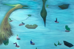 刘丽芬Liu Lifen 湖No.3 Lake No.3  布面油画Oil on Canvas 120x150cm 2011-2019